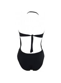 Γυναικείο μαγιό ολόσωμο Rock Club - Διαφάνεια - Μαύρο Στράπλες