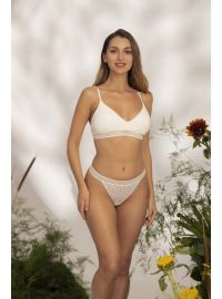 Dorina Γυναικείο String Yuka - 1+1 ΔΩΡΟ - Ιβουάρ & Τιρκουάζ - 2 Pack