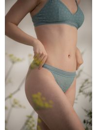 Dorina Γυναικείο String Yuka - 1+1 ΔΩΡΟ - Ιβουάρ & Τιρκουάζ - 2 Pack