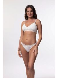 Dorina Γυναικείο String Yuka - 1+1 ΔΩΡΟ - Ιβουάρ & Τιρκουάζ - 2 Pack