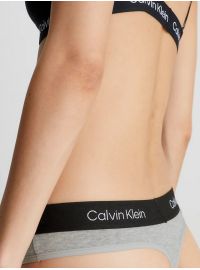 Γυναικείο String  Calvin Klein - Γκρι -  Μαύρο λάστιχο