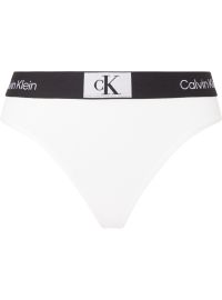 Γυναικείο String  Calvin Klein - Λευκό -  Μαύρο λάστιχο