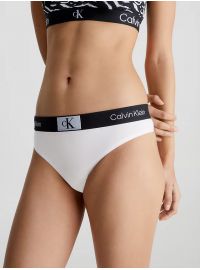 Γυναικείο String  Calvin Klein - Λευκό -  Μαύρο λάστιχο