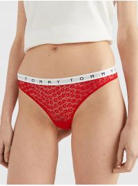 Γυναικείο String Tommy Hilfiger - Multi Color με δαντέλα - 3 pack