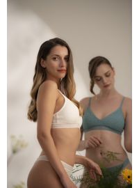 Σουτιέν Dorina Yuka - 1+1 ΔΩΡΟ - Με αφαιρούμενη ενίσχυση - Ιβουάρ - Τιρκουάζ