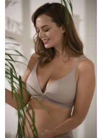Σουτιέν Push up Dorina Frida - Χωρίς Ραφές και Μπανέλα - Μπεζ - Cup C D