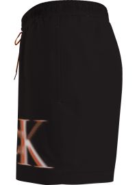 Ανδρικό Μαγιό Calvin Klein - Μαύρη Βερμούδα - Pixel print Logo