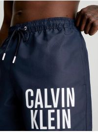 Ανδρικό Μαγιό Calvin Klein - Navy Βερμούδα - Λευκό Logo