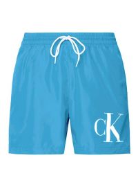 Ανδρικό Μαγιό Calvin Klein - Σετ δώρου - Γαλάζιο Σορτσ και πετσέτα
