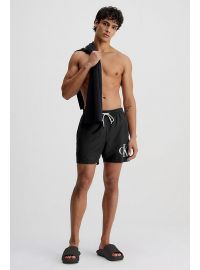 Ανδρικό Μαγιό Calvin Klein - Σετ δώρου - Μαύρο Σορτσ και πετσέτα