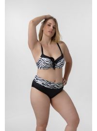 Γυναικείο μαγιό slip Dorina  Burdine - Μπικίνι Μεγάλα μεγέθη - Μαύρο