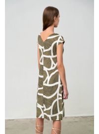 Γυναικείο Beachwear Vamp - Λαδί - Λευκό Print