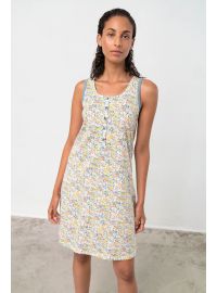 Γυναικείο νυχτικό Vamp - Αμάνικο - Φλοράλ - Πατιλέτα