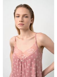 Γυναικείο νυχτικό Vamp - Καλοκαιρινό - Σάπιο μήλο - Mini