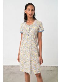 Γυναικείο νυχτικό Vamp - Κοντομάνικο - Φλοράλ - ΠατιλέταΓυναικείο νυχτικό Vamp - Κοντομάνικο - Φλοράλ - Πατιλέτα