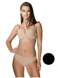 Brazilian slip Luna Secret Sense -Μαύρο- laser-cut - Χωρίς ραφές