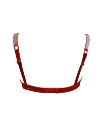 Σουτιέν MED DIAMOND - Με ενίσχυση - Κόκκινο σατέν - Cup B