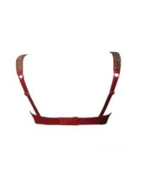 Σουτιέν MED VELVET - Με ενίσχυση - Κόκκινο βελούδο