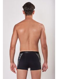 MED Ανδρικό boxer ROGER - Χακί - Μαύρο - Animal Print