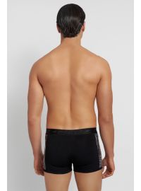 MED Ανδρικό boxer ROBERTO - Μαύρο - Animal Print snake