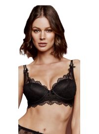 Σουτιέν Lida Balconette - Δαντέλα μαύρο - Cup B