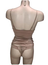Γυναικείο Τοπάκι Lisca - Ελαστικό - Μπεζ - Σετ με Σλιπ
