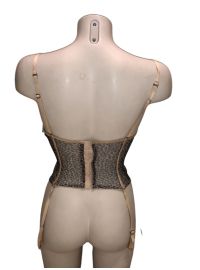 Γυναικείος Κορσές Lisca - Ελαστικό - Animal Print - Με Ζαρτιέρες