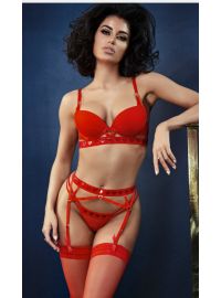 Σουτιέν Push Up MED Vallentina - Κόκκινο