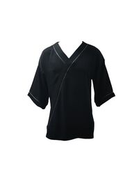 Ανδρική πυτζάμα MED LOGAN - Μαύρη - Κιμονό