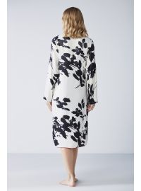 Σετ ρόμπα & νυχτικό Penye Mood  - Μαύρο - Σχέδιο