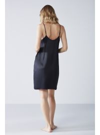 Σετ ρόμπα & νυχτικό Penye Mood  - Μαύρο - Σχέδιο