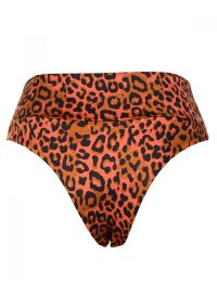 Ψηλόμεσο μαγιό slip Rock Club -  Barazil Animal print - Mix and Match