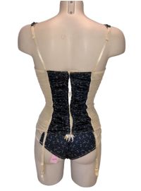 Γυναικείος Κορσές Jolidon - Σατέν - Ελαστικό - Σετ με Σλίπ και Ζαρτι