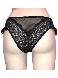 Brazilian slip Lida - Μαύρο Hipster - Δαντέλα