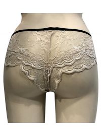 Brazilian slip Lida - Nude Hipster - Δαντέλα - Polyamide