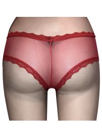 Γυναικείο boxer Lida - Κοραλί διαφάνεια - Δαντέλα