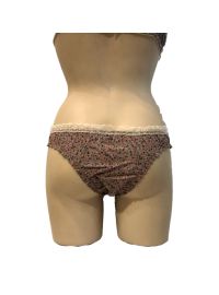 Γυναικείο Brazilian slip Lida - Εμπριμέ - Λεπτομέρεια δαντέλας