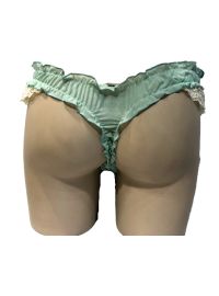 Γυναικείο String slip Lida - Βεραμάν - Λεπτομέρειες δαντέλας