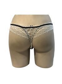 Γυναικείο String slip Lida - Εμπριμέ - Δαντέλα πίσω