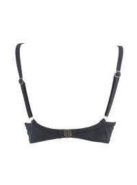 Μαγιό top Rock Club - Μεγάλο στήθος - Μαύρο Bikini - Cup D E