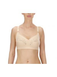 Σουτιέν Αμπάνελο Βαμβακερό Naturana  - Μπεζ  - Μεγάλα μεγέθη - Cup D