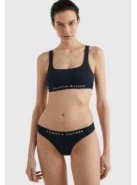 Γυναικείο slip μαγιό Tommy Hilfiger - Navy - Κανονικό