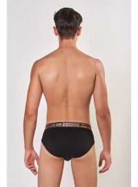 MED Ανδρικό Slip ALBIE - Pink Gold/Μαύρο - Φαρδύ λάστιχο