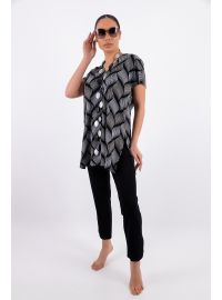 Γυναικείο Homewear Set Claire Katrania - Μπλούζα Παντελόνι - Print