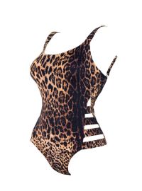 Γυναικείο μαγιό ολόσωμο Rock Club Leopard - Animal Print - Κανονικό