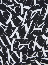 Γυναικείο μαγιό σλιπ Calvin Klein - Brazil Μαύρο - Print logo