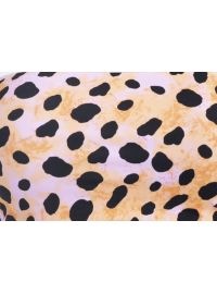 Μαγιό Push Up τρίγωνο Rock Club - Panther print - Bikini Cup B