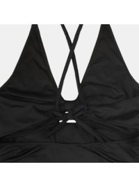 Γυναικείο Plus Size μαγιό ολόσωμο Rock Club - Μαύρο - Cup D/E