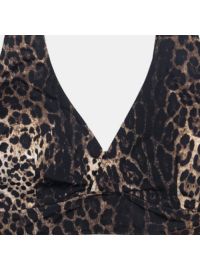 Μαγιό Crop Top Rock Club - Animal Bikini κρουαζέ - Plus Size