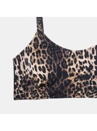 Μαγιό Crop Top Rock Club - Animal print Bikini - Plus Size
